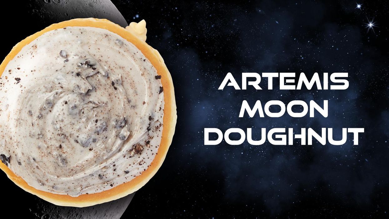 Krispy Kreme reveals one-day only specialty doughnut in celebration of Artemis moon mission