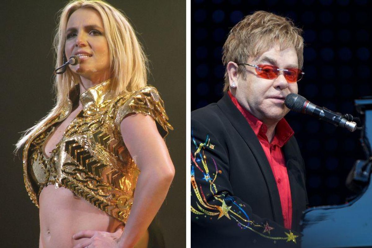 Britney Spears; Elton John; Tiny Dancer; duet