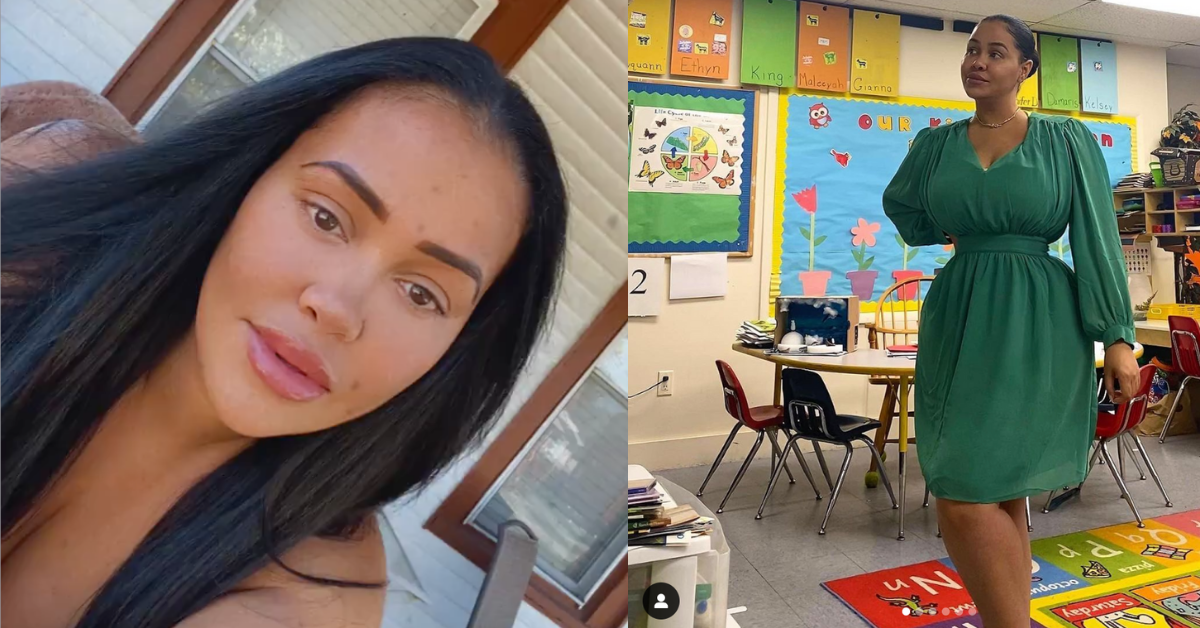 Primary School Art Teacher Hits Back After Being Criticized On Instagram For Her Outfit Choices