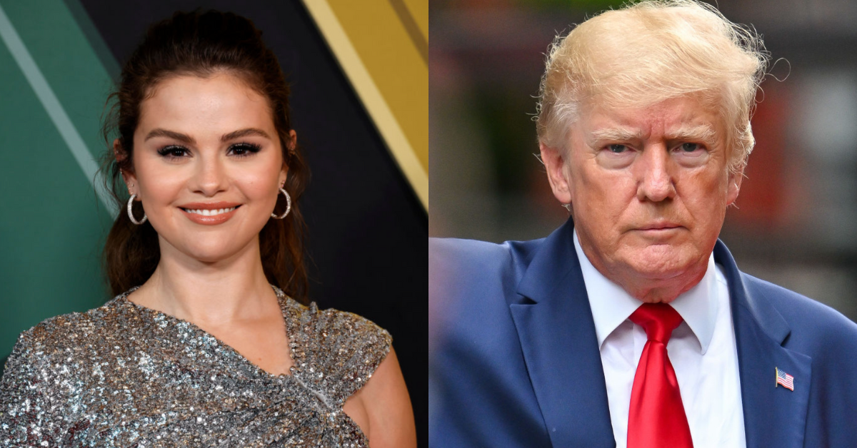Someone Pointed Out How Much Selena Gomez's Dress Looks Like Mar-A-Lago's Carpet—And It's Uncanny