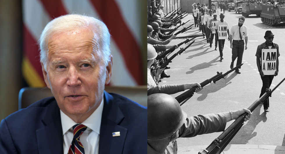 Biden tells made-up civil rights story AGAIN even after aides gently reminded him it NEVER happened