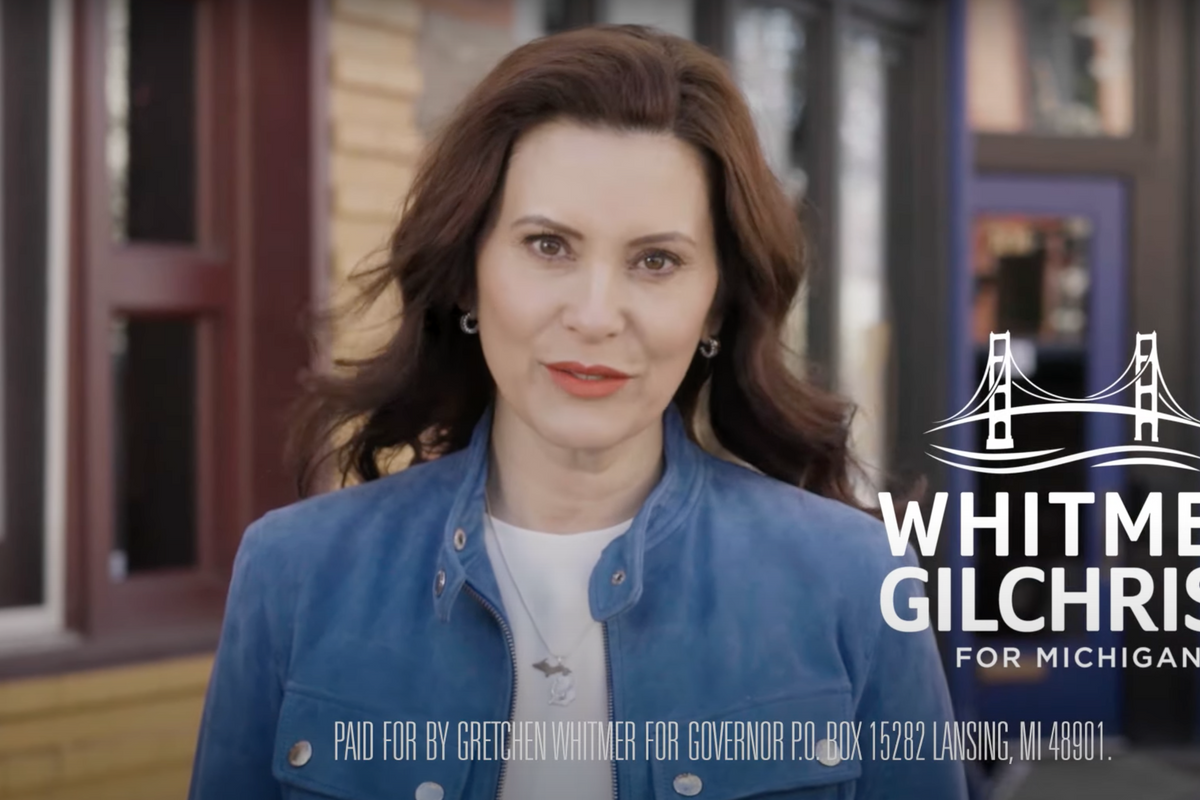 Gretchen Whitmer Still Winning, Michigan Maybe Still Not Convinced 'Tudor Dixon' Is Real Name