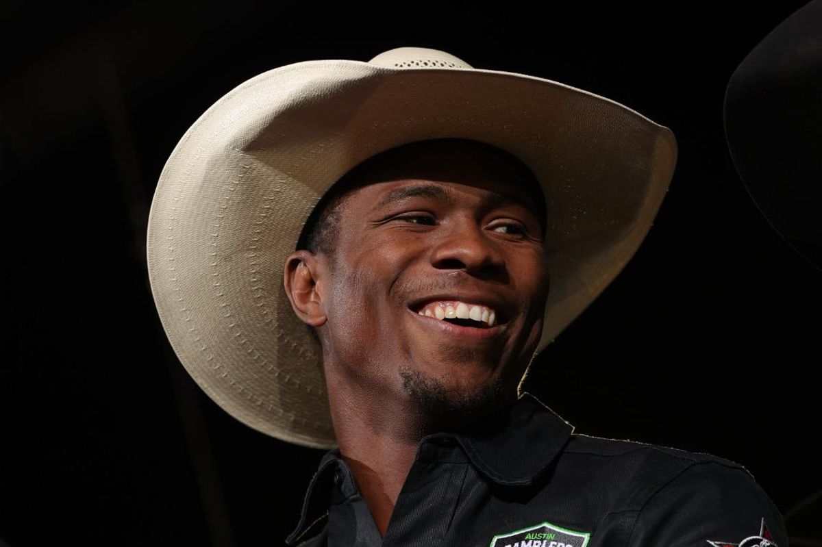 Austin-area Bull rider Ezekiel Mitchell anchors Austin Gamblers PBR team and is featured in new BRELAND music video.