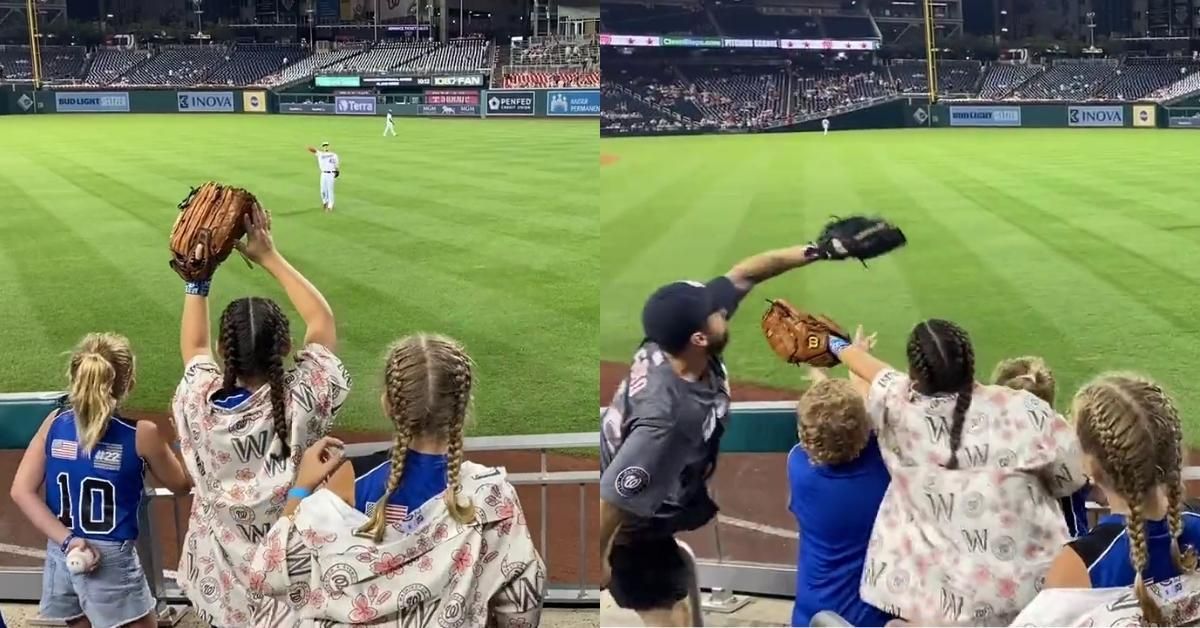 Video Of Grown Man Snatching Baseball Out Of The Air Before Young Girl Can Catch It Sparks Outrage