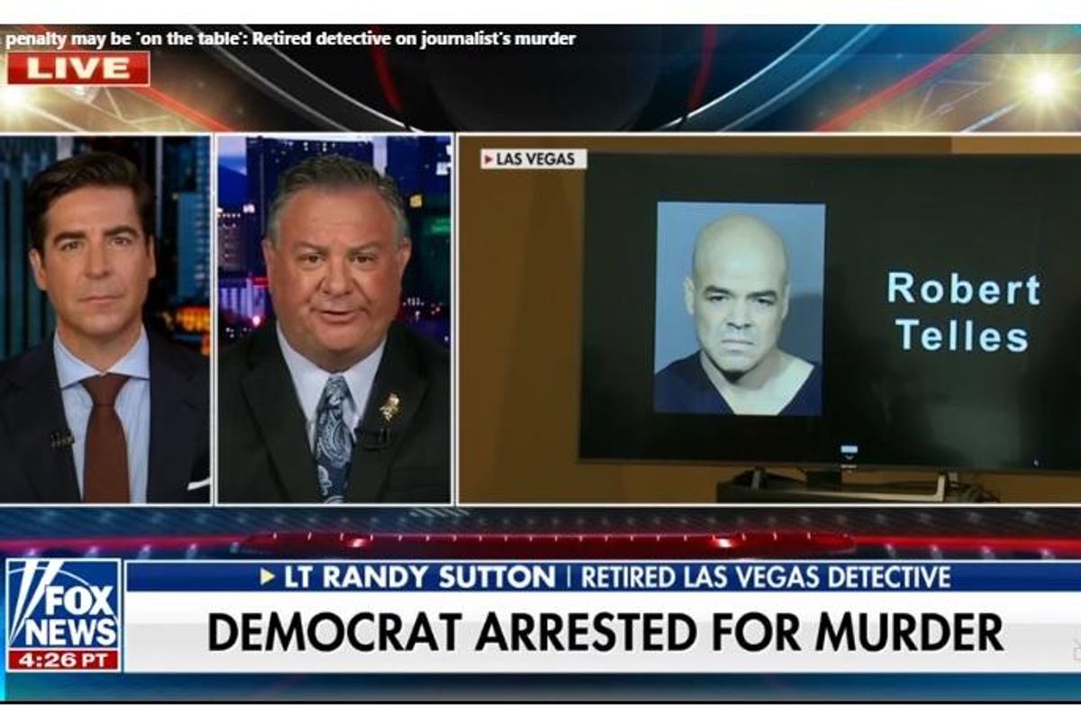 Vegas Official Arrested In Reporter's Murder, Fox News Mad Nobody's Yelling 'DEMOCRAT!'