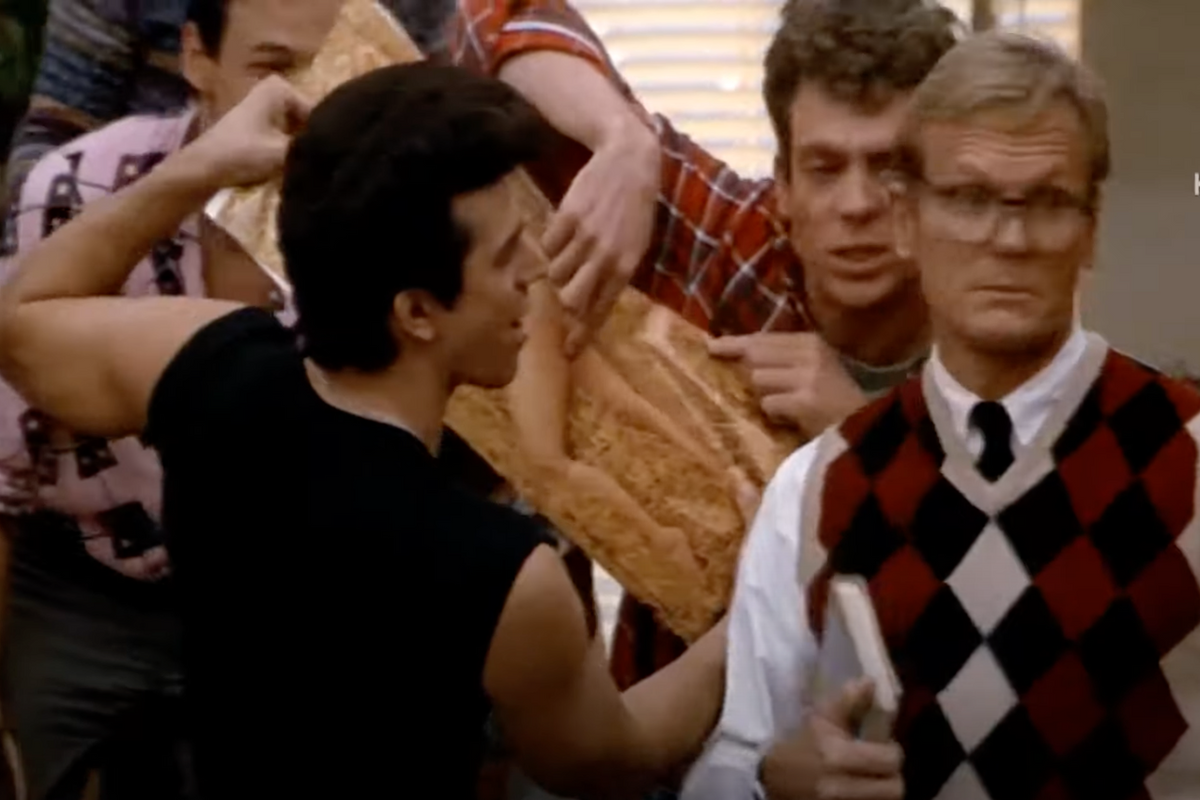Still from the 'Reproduction' number from Grease 2