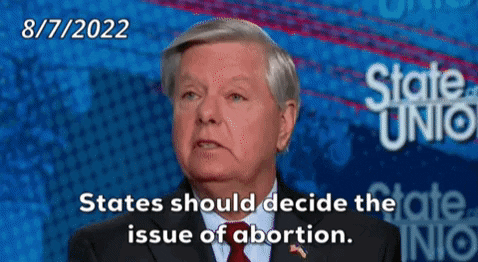 Lindsey Graham Brings His Anti-Abortion Bullsh*t To The Sunday Shows