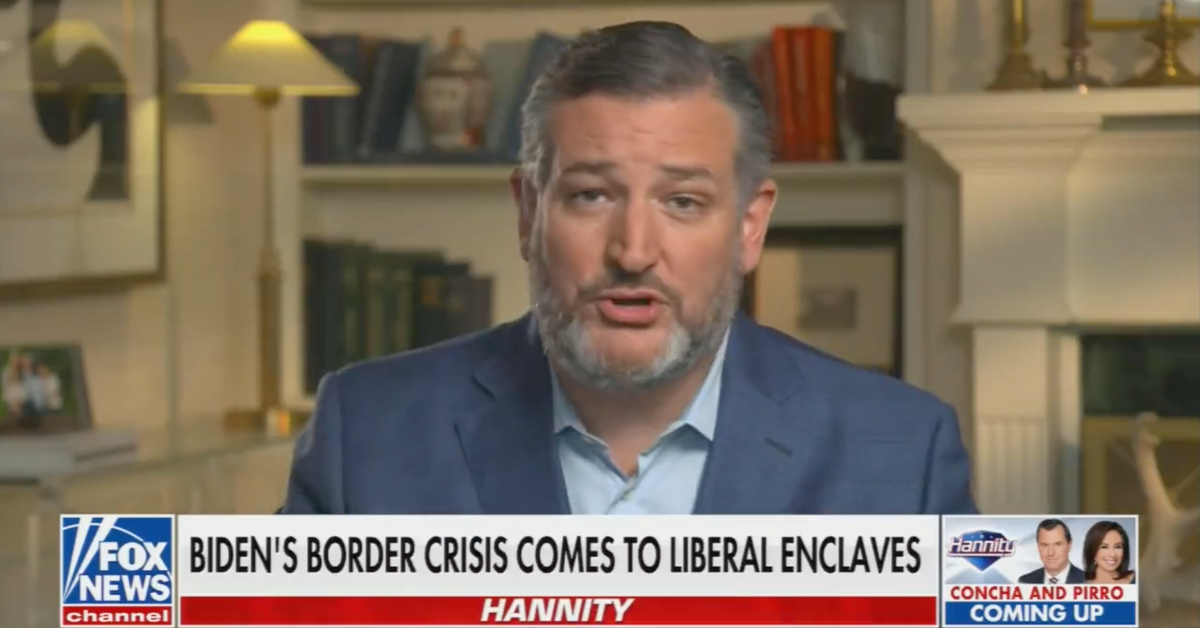 Cruz Admits Transporting Migrants Is 'Illegal' On Fox News—But 'Commends' GOP Governors Anyway