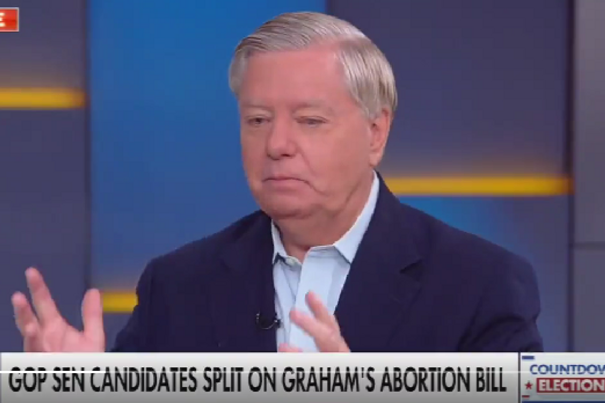 Lindsey Graham Still Running His Facehole About Abortion, So Have A Blessed Day, Mitch McConnell!