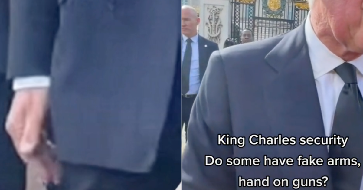 Odd Theory That King Charles' Bodyguards Use Prosthetic Arms Gains Surprising Traction On TikTok