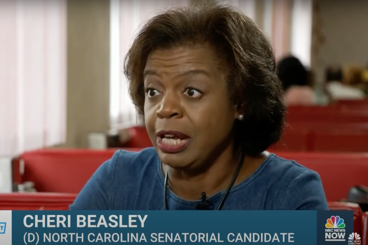Can NC Senate Nominee Cheri Beasley Beat Trumpy Election Denier? God, We Hope So.