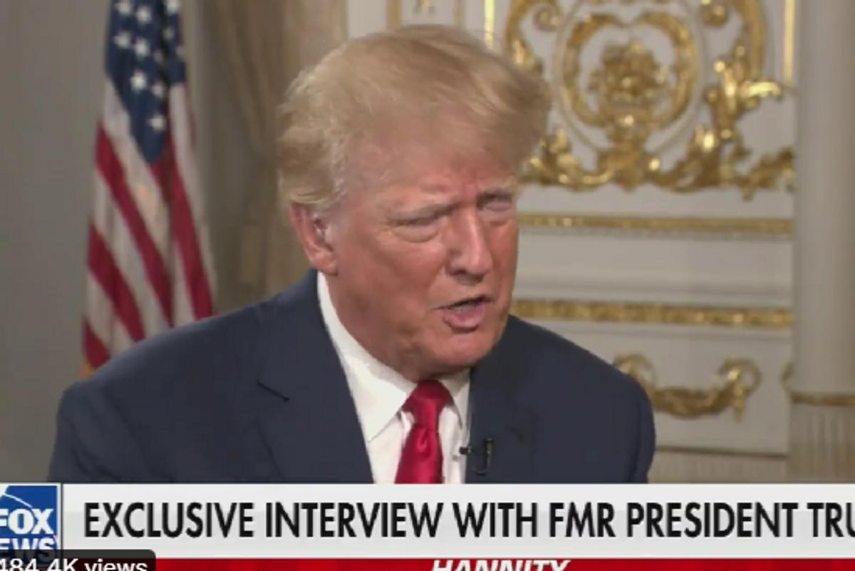 TRUMP DECLASSIFYING DOCUMENTS IN HIS BRAIN RIGHT NOW, CAN YOU TELL? IT IS THIS FACE HE MAKES!