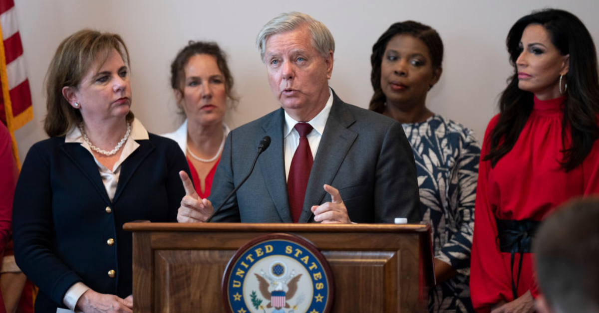 Lindsey Graham Just Introduced A Federal Abortion Ban–And Everyone's Making The Same Joke