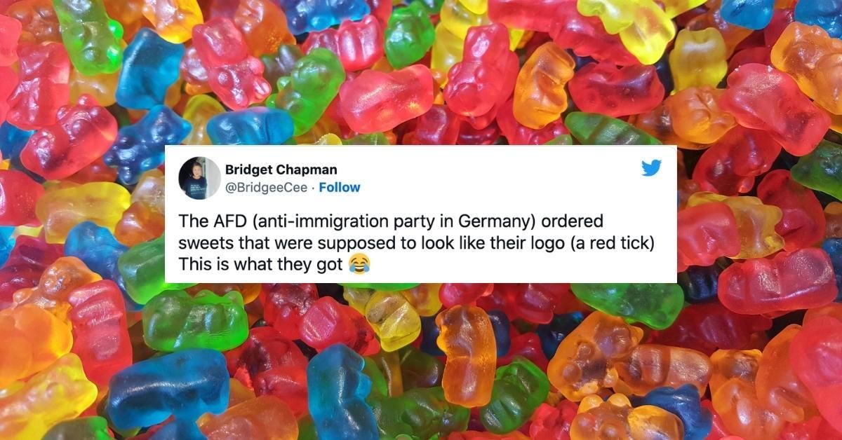 Far-Right German Party Roasted After Sending Out Unintentionally NSFW Gummy Candy To Voters