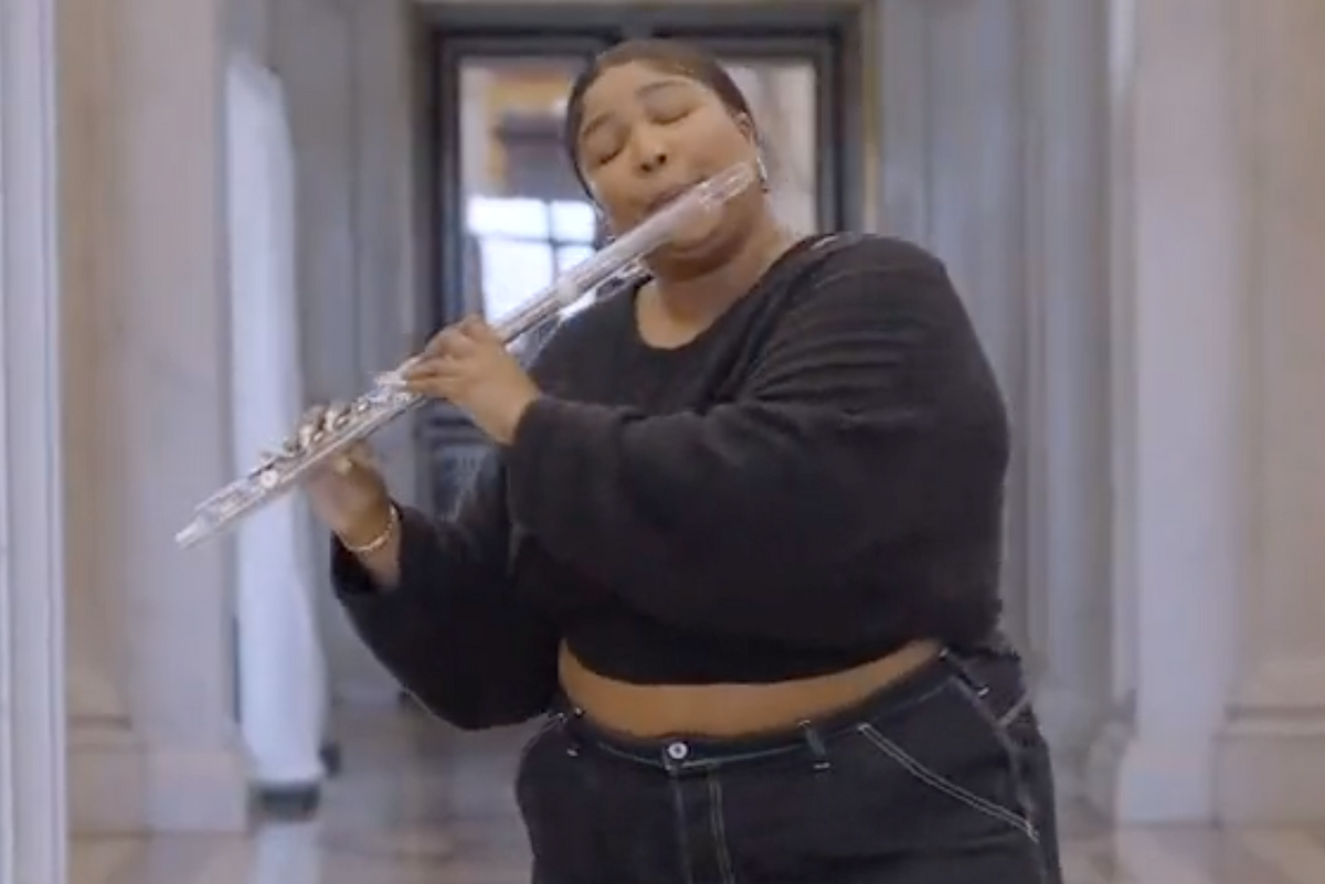 Classically Trained Flautist Lizzo Caught Playing Flute While ... You Know