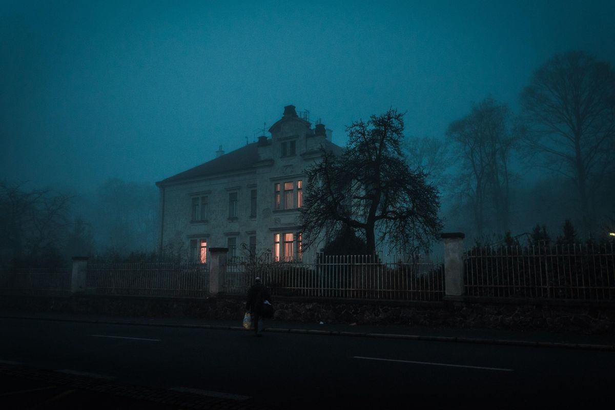 Haunted house in Europe