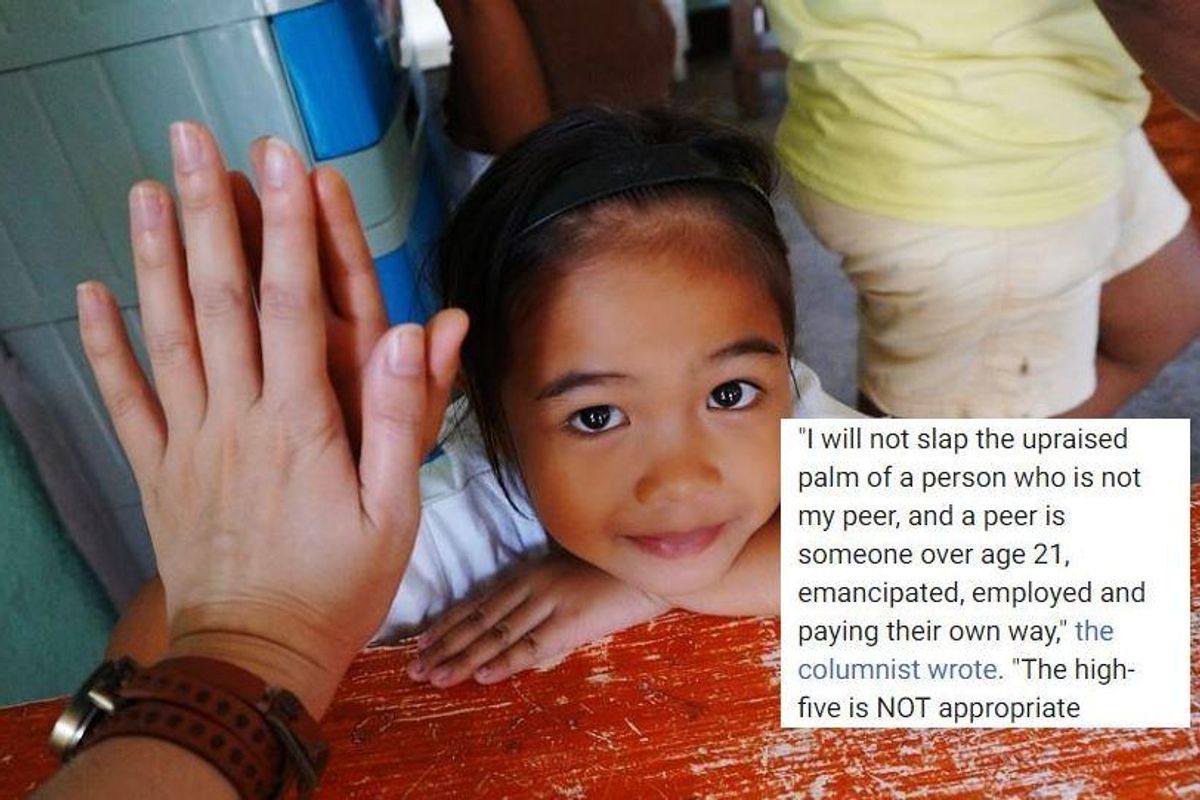 high five, john rosemond, parenting