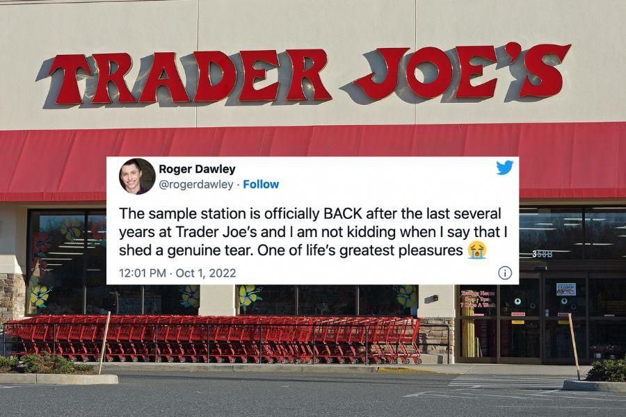 Trader Joes announces the return of in-store samples