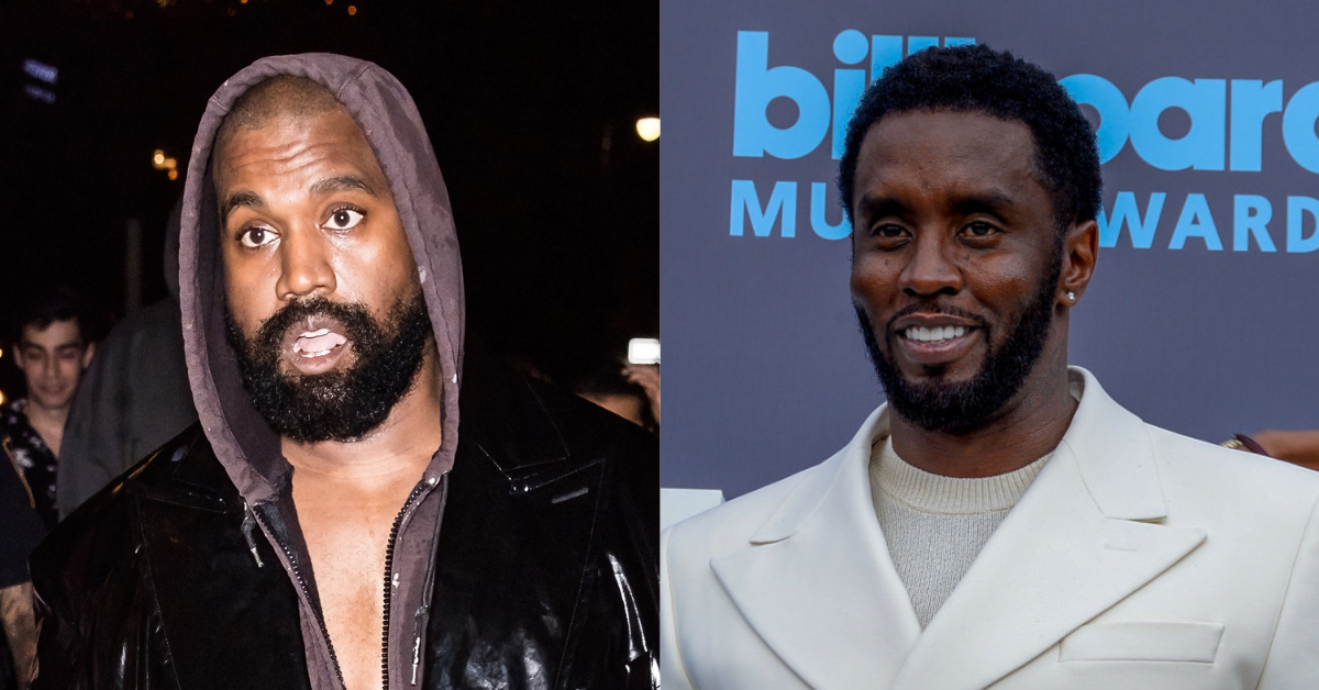 Ye (left) Sean 'Diddy' Combs (right)