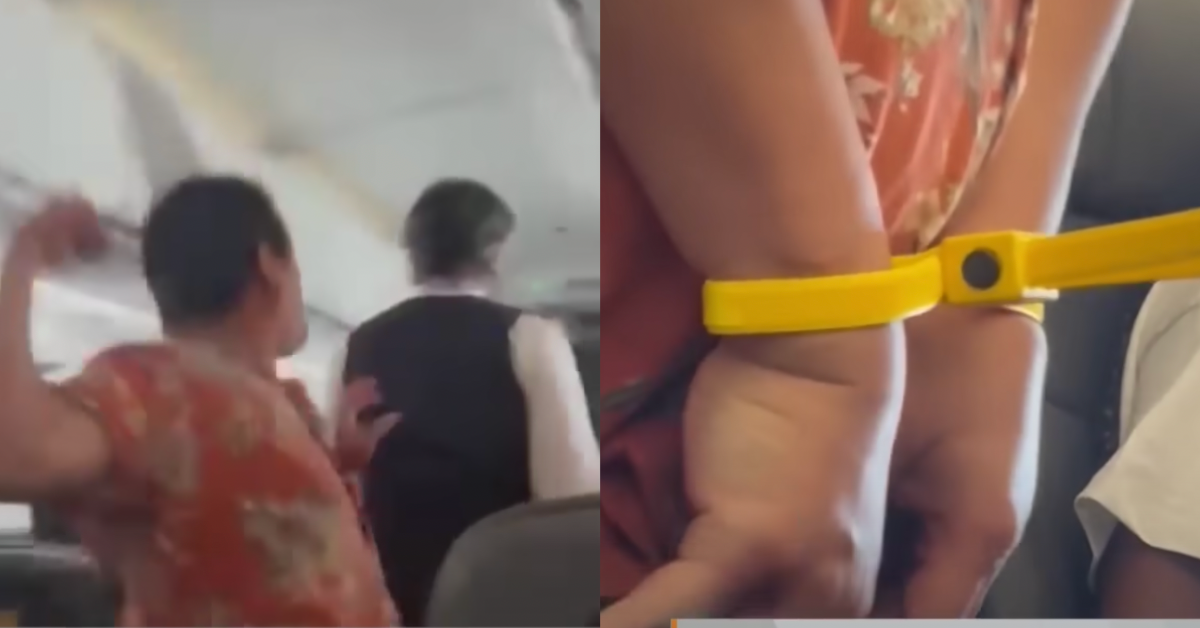 Passenger Arrested After He's Caught On Video Punching Flight Attendant In Back Of The Head