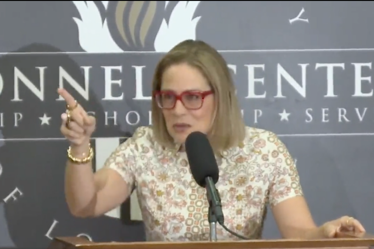 Kyrsten Sinema And Mitch McConnell, Best Friends Forever FOREVER!