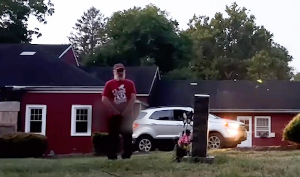 Man Allegedly Caught On Video Urinating On Grave Of Ex Wife Who Divorced Him Over 40 Years Ago 