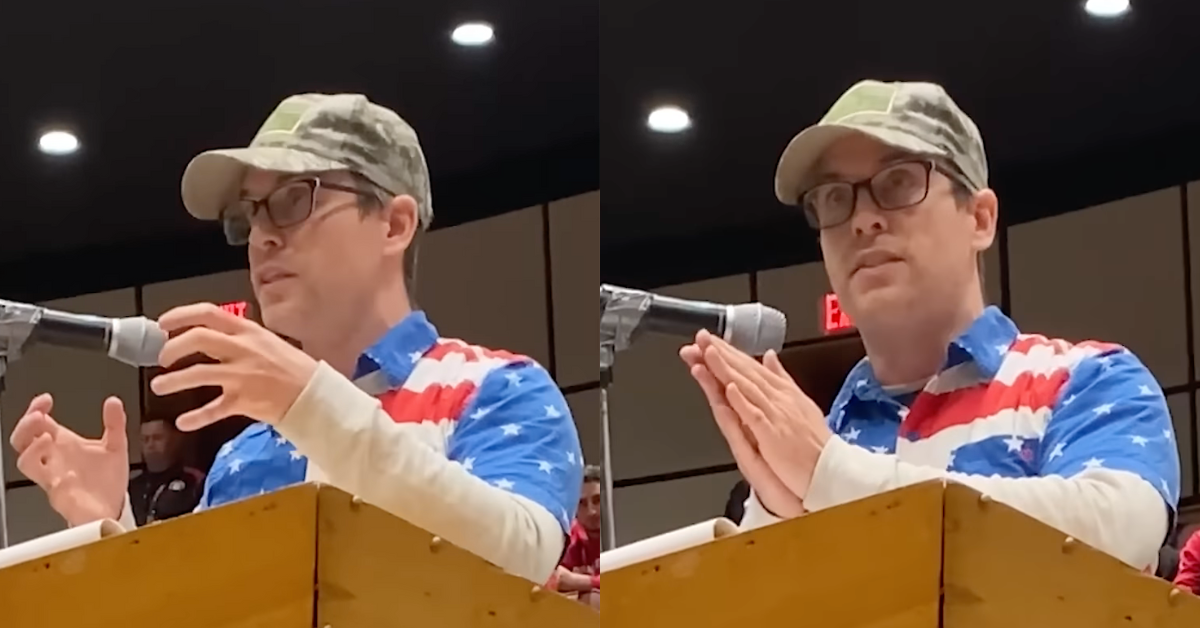 Comedian Epically Trolls School Board Meeting After They Forced Teacher To Remove Pride Flag