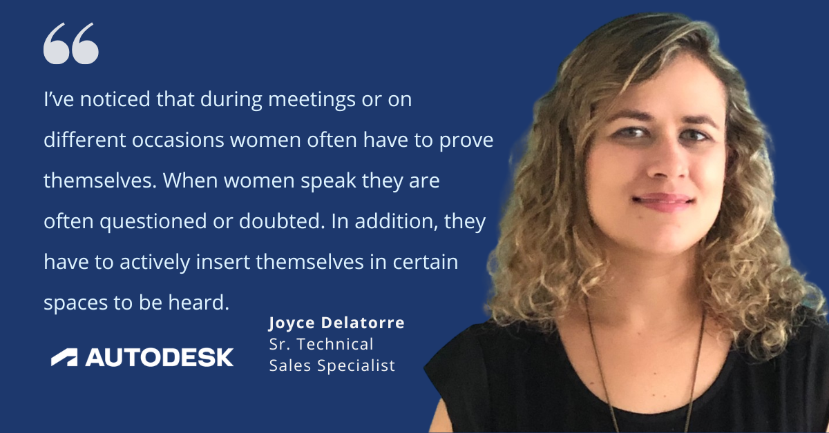 Being a Latina Woman in Tech: Insight from Autodesk's Joyce Delatorre