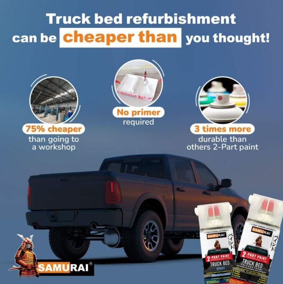 Truck bed painting methods Spray Gun VS Roller VS Brush
