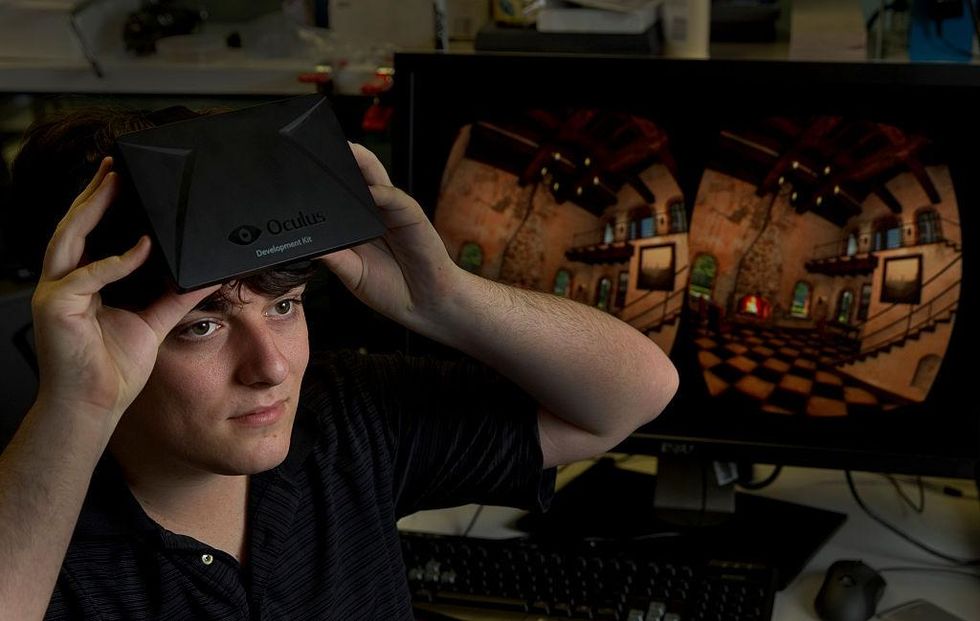 Oculus Rift creator debuts VR headset that blows users’ brains out if they die in game