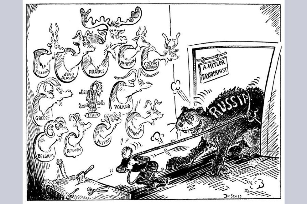 Russia, Germany, Europe, war, political cartoon