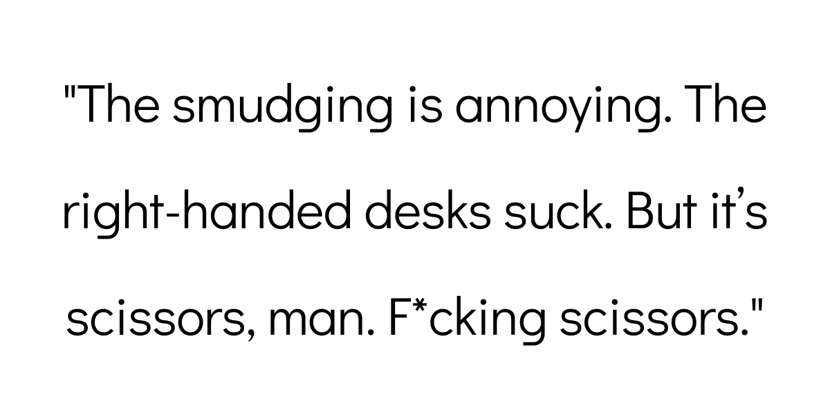 The Worst Parts About Being LeftHanded Takei