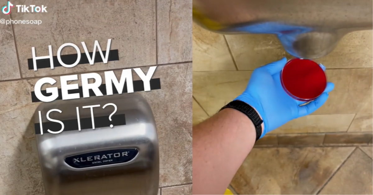 Viral TikTok Exposes Just How Unhygienic Using A Hand Dryer Truly Is