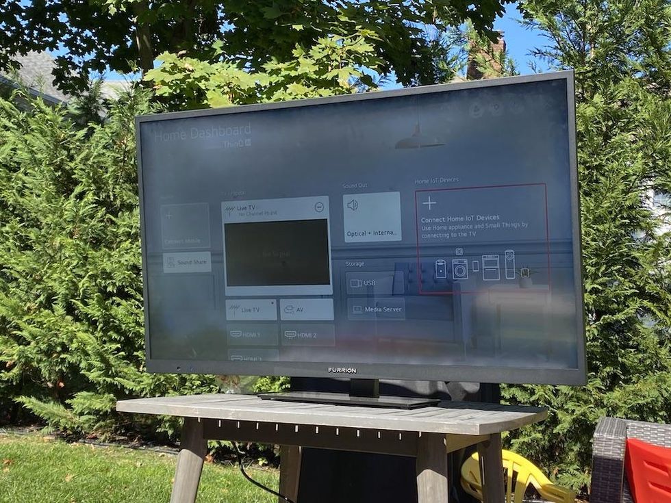 Furrion Aurora Full Sun Smart 4K UHD LED Outdoor TV Review Gearbrain