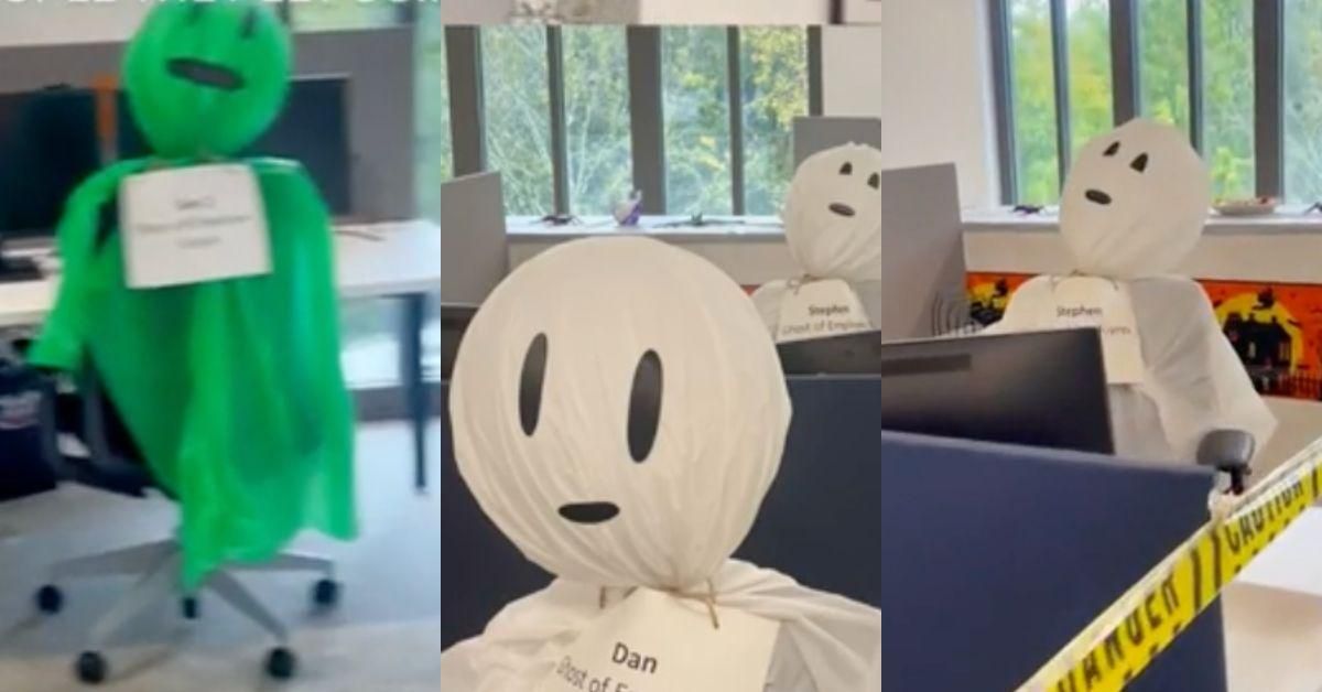 Company Called Out For Decorating Office With 'Ghosts Of Employees Past' After Layoffs