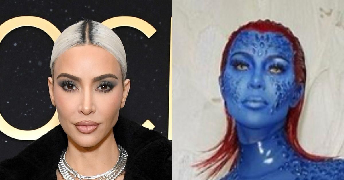 Kim K. Showed Up To A Halloween Party As Mystique—Only To Realize It Wasn't A Costume Party