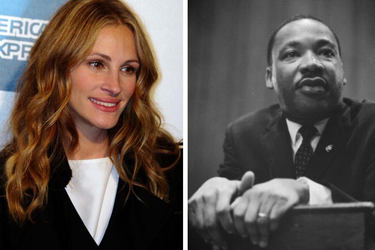 Julia Roberts; Martin Luther King Jr.; Gayle King; interview