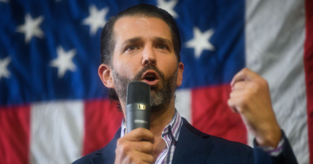 Don Jr.'s Cringey Attempt At A Spoof 'Spirit Halloween' Costume Leaves Twitter Groaning