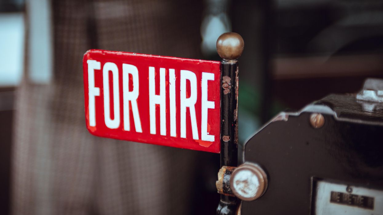 For Hire sign