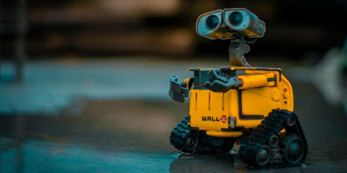 An image of sad toy Wall-E