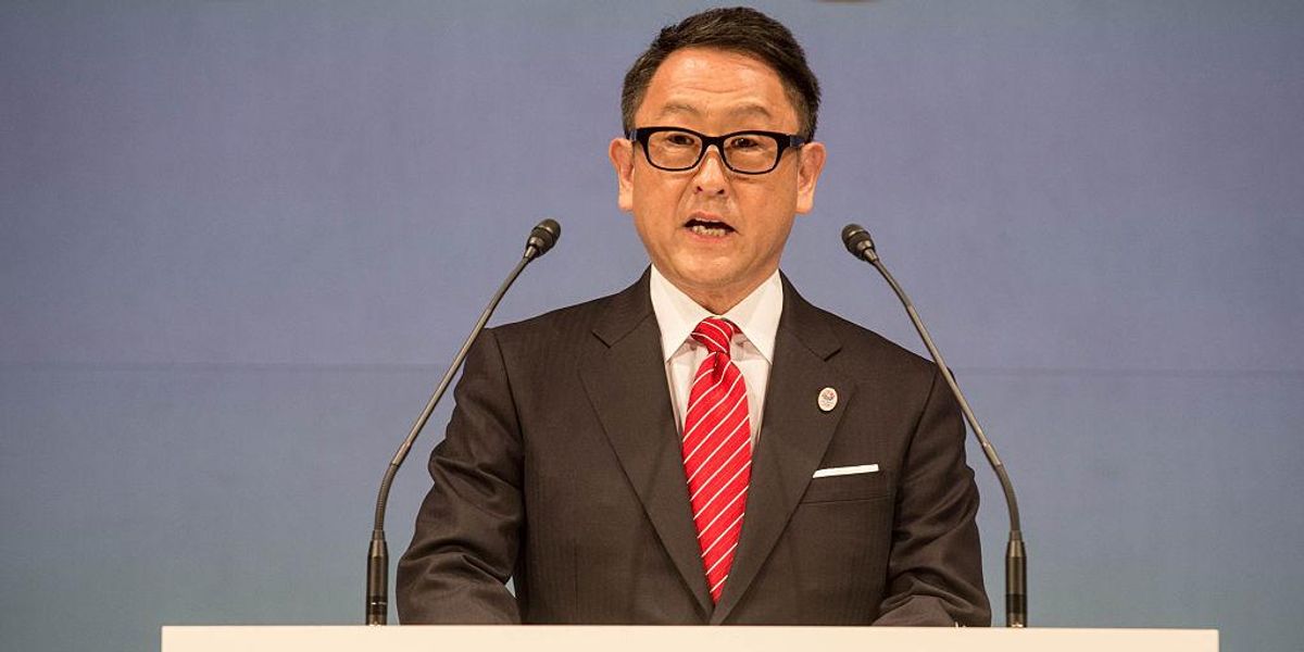 Toyota president says auto industry 'silent majority' wonders if electric vehicles 'are really OK to have as a single option'