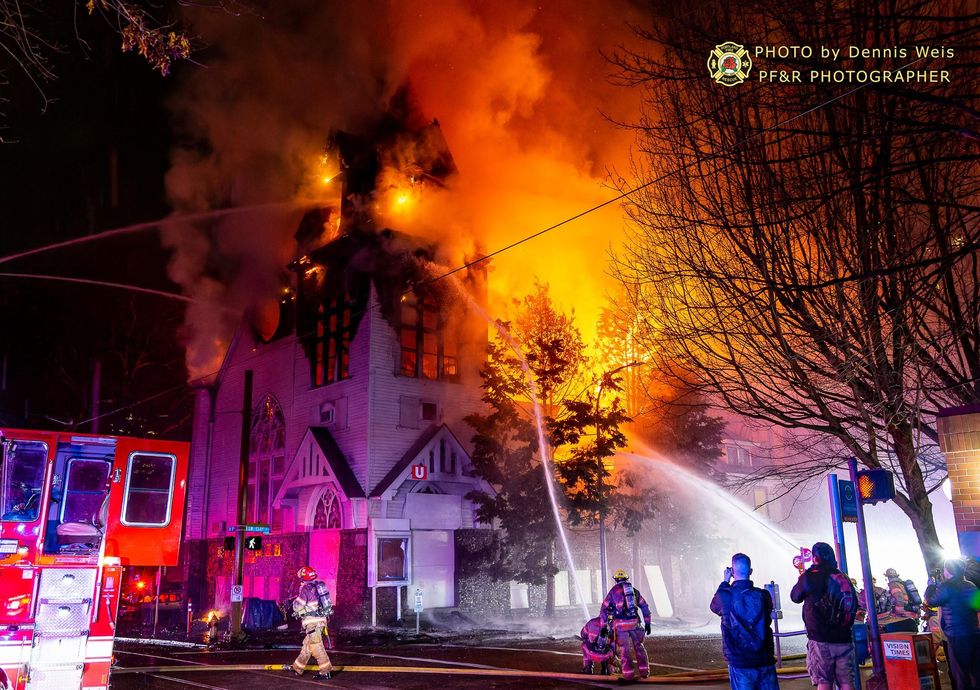 Transsexual admits to burning down 118-year-old Christian church in Portland