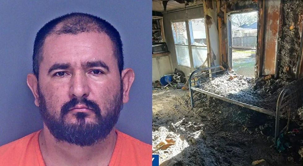 Illegal immigrant accused of trapping 6 people inside a trailer and trying to burn them alive Illegal immigrant accused of trapping 6 people inside a trailer and trying to burn them alive