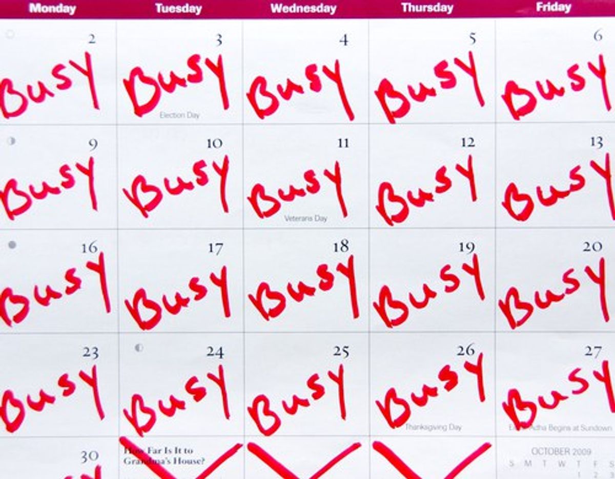 Why A Busy Schedule Is Better