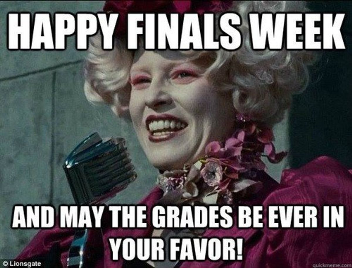 Students' Thoughts During Finals Week