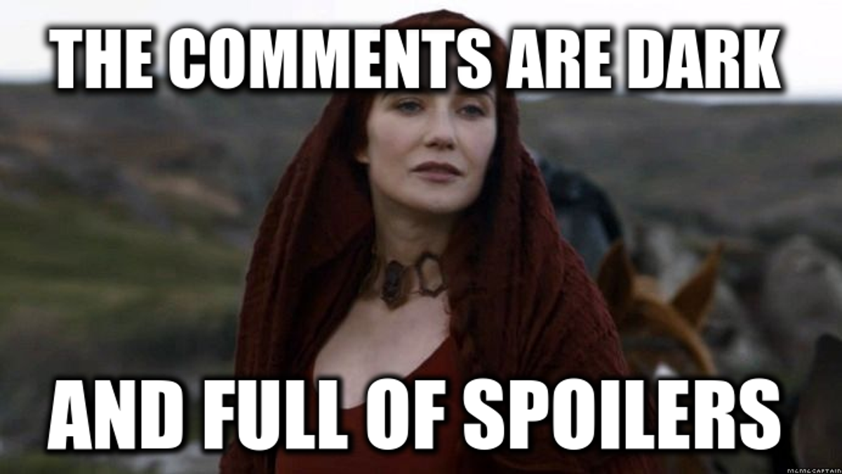 Missing Game Of Thrones And Seeing Spoilers On Social Media