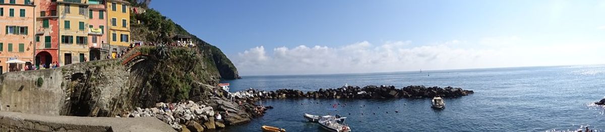 Cliff Jumping At Cinque Terre