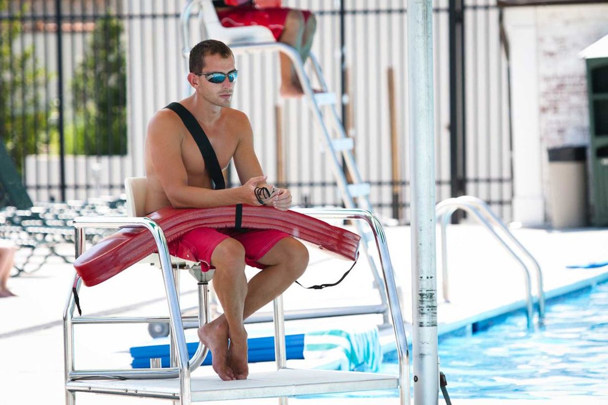 A Pool Through The Lifeguard's Eyes