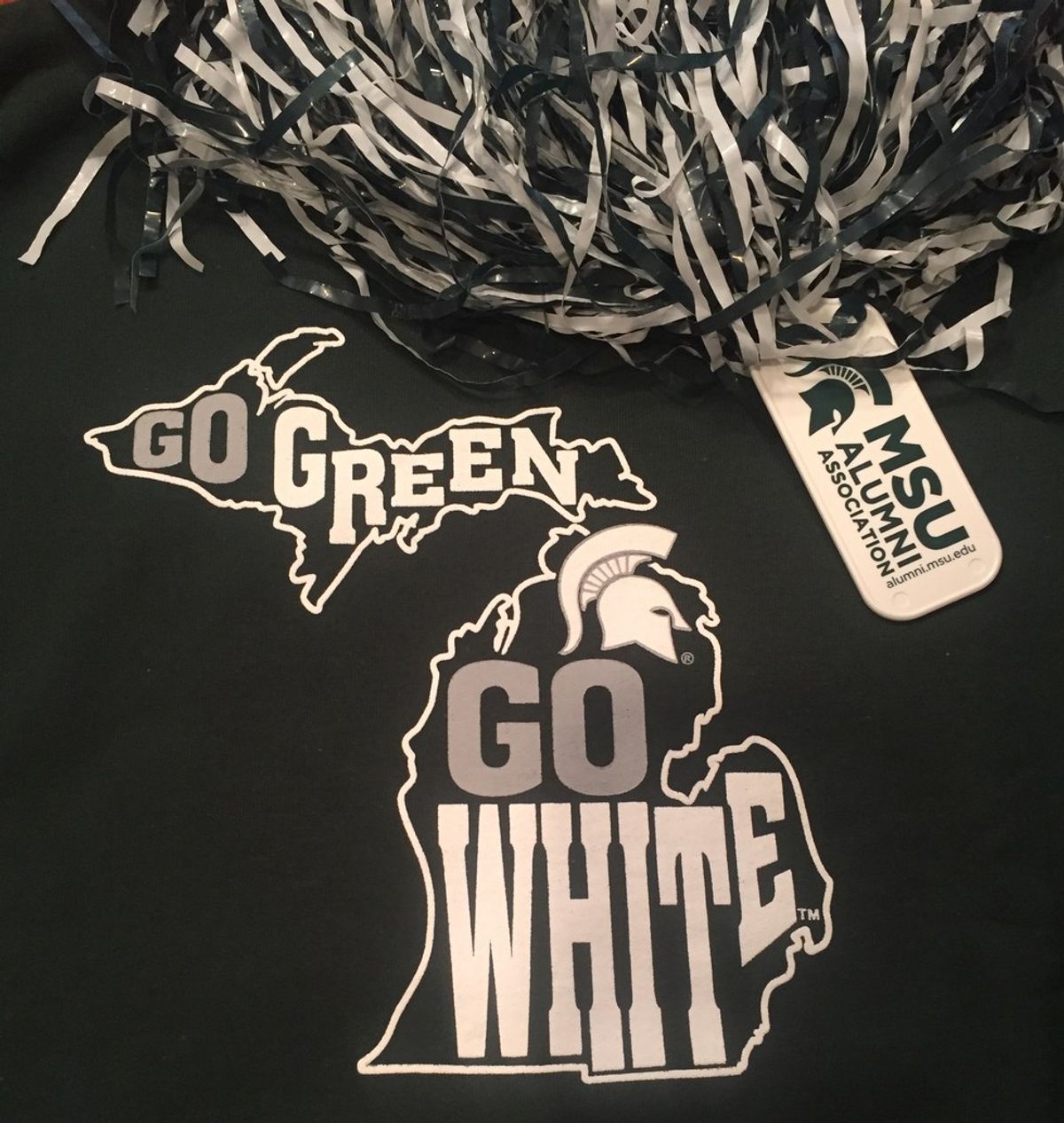 go green go white shirt