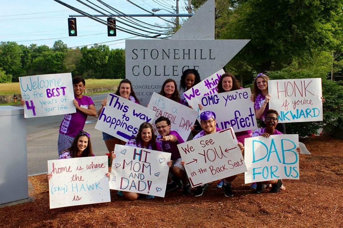 Bleed Purple! A Thank You To The Stonehill Peer Mentors Team